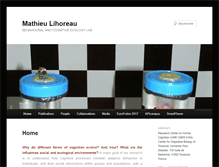 Tablet Screenshot of mathieu-lihoreau.com